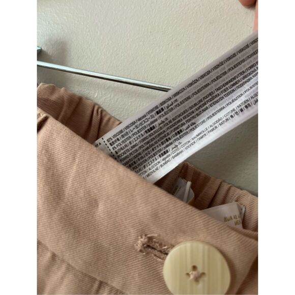 Mango Light Pink Viscose Wide Leg Pants - Picture 7 of 7